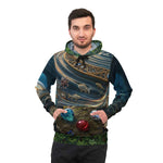 Athletic Hoodie — Sunrise Reflective Pond Front