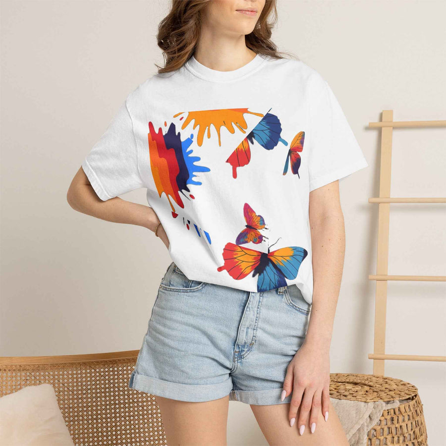 Butterfly Paint Splash T-Shirt