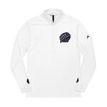 adidas Embroidered Quarter‑Zip Pullover — Lightweight Performance Top