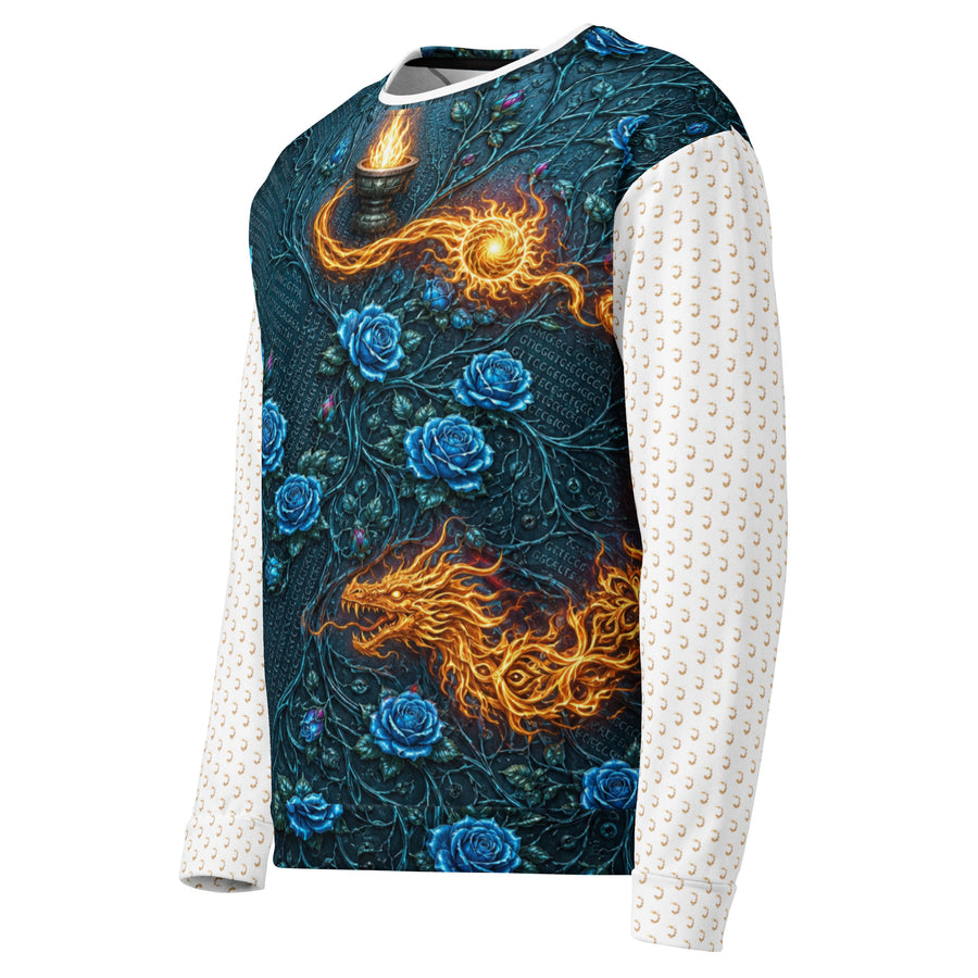 Ignite & Bloom Contrast Crewneck
