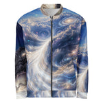 Shop our Celestial Galaxy Nebula Bomber Jacket. High-definition all-over space print outerwear featuring cosmic clouds & spiral galaxies.