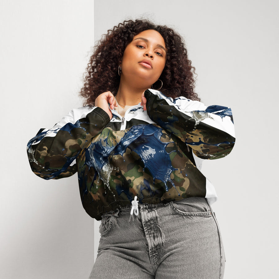 Women’s cropped windbreaker