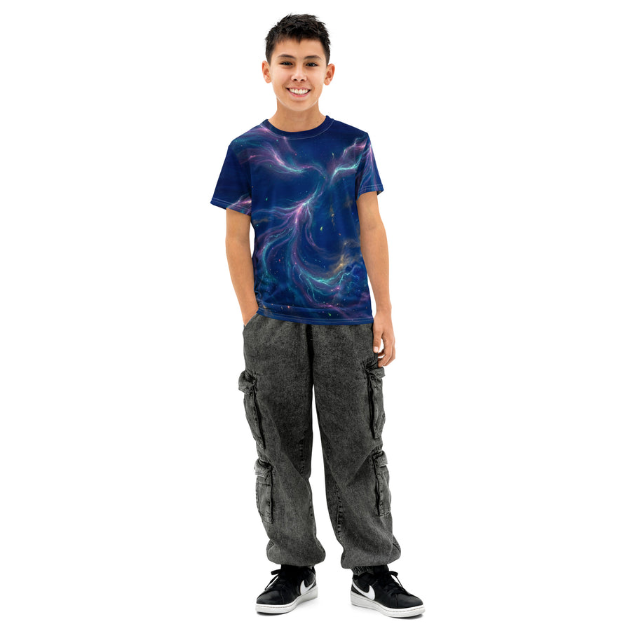 Kids' Cosmic Nebula All-Over Print T-Shirt