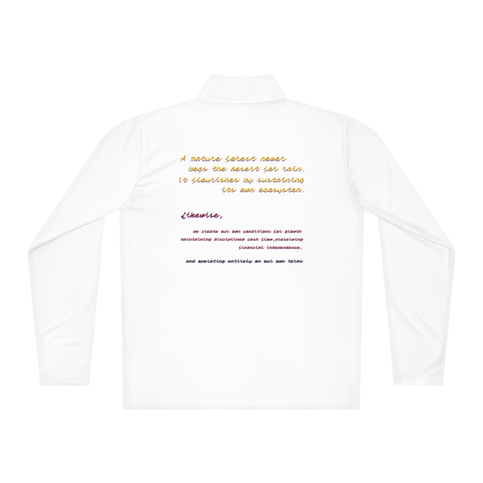 Lightweight quarter-zip pullover