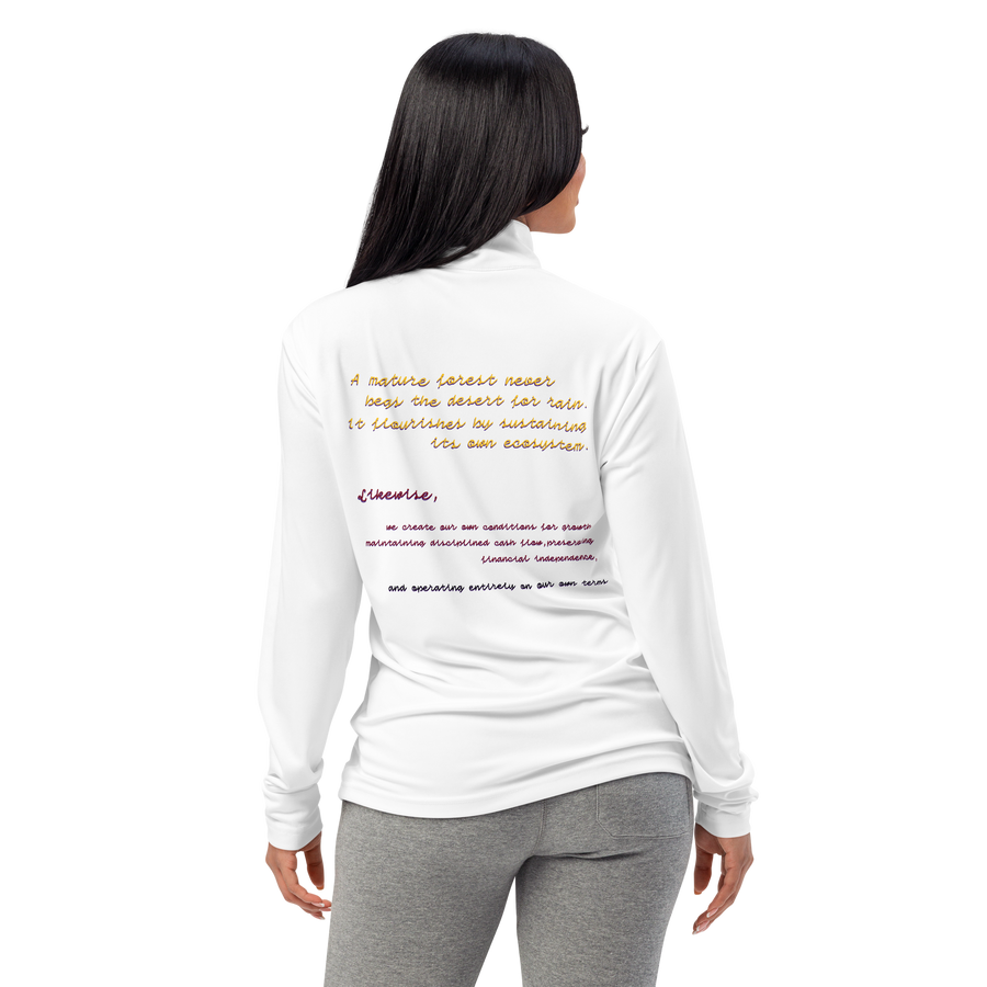 Lightweight quarter-zip pullover